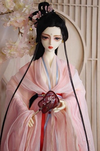 长安赋汉服中国古风60厘米娃娃3分bjd巴比手绘改妆女孩玩具礼物