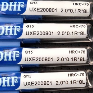 DHF铣刀UXE200801系列深沟专用圆鼻立铣刀70度高速钢硬料加工