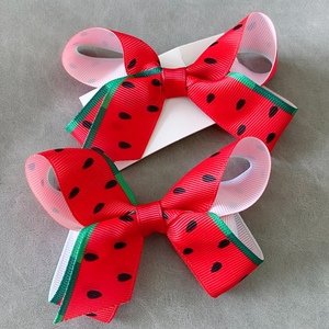 儿童西瓜发夹头饰头花头夹女童夹子外贸欧美水果饰品配饰可爱seed