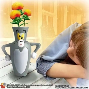 汤姆花瓶tom猫花瓶猫和老鼠简约现代插花瓶陶瓷