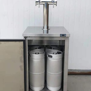扎啤机青岛雪花鲜啤制冷机2头2桶啤酒冷藏机商用生啤迷你台式设备