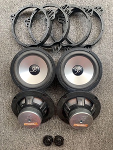 奔驰拆车件大柏林之声喇叭6.5寸中低音汽车音响改装套装无损安装