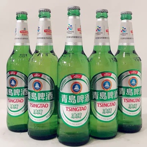 青岛啤酒 冰纯啤酒 瓶装 酒吧ktv用酒 12瓶*600ml/箱江浙沪皖包邮