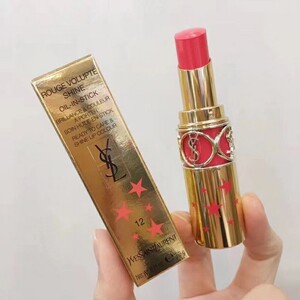 ysl圣罗兰圆管口红12斩男色!(星星外壳)