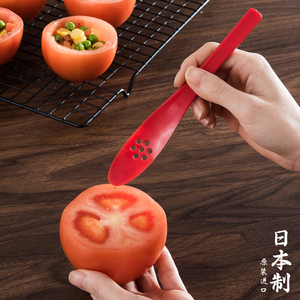 日本进口蔬菜杯勺番茄牛油果去核神器水果挖球器日式料理素食杯勺