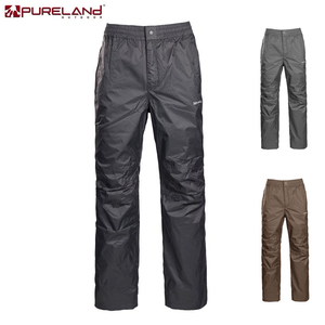 普尔兰德防水裤男女秋冬季户外单层防风冲锋裤徒步登山裤运动裤子