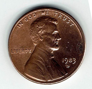 美国 1美分硬币 美金纪念币 林肯 联盟盾牌 礼堂  铜币