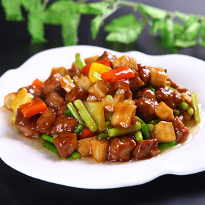 诚心雪花牛肉粒280g 酒店半成品速冻腌制黑椒牛仔粒