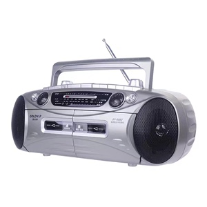 Gpldyip/GP-9904 双磁带卡座收录放音机对录音机收音机双卡机学习