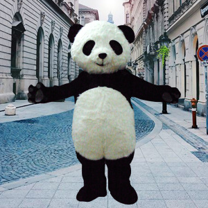 熊猫卡通人偶服装成人穿cosplay公仔衣服行走玩偶头套道具服装