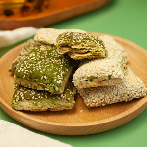 宁波奉化溪口特产千层饼老式传统手工糕点海苔味千层苔条饼零食