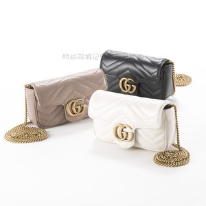 古驰Gucci古奇GG MARMONT新款超迷你手袋时尚斜挎链条女包476433