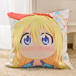 原创萌域 伪恋桐崎千棘 周边日系可爱枕头双面方形动漫抱枕小靠枕