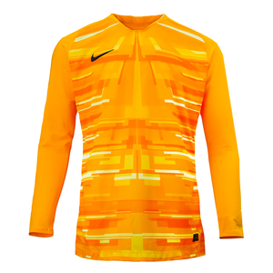 大火足球中超欧冠耐克球员版金标黄色守门员门将足球服长袖套装
