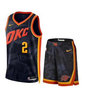 NIKE耐克NBA雷霆队2号亚历山大7号霍姆格伦球衣篮球服运动男套装