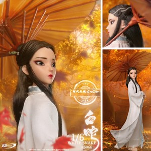 1/6兵人 astoys 白蛇缘起 小白 白素贞 可动漫女兵人偶手办模型