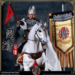 1/6兵人 303toys 周瑜 公瑾 战旗战马 古代三国人偶手办模型 现货