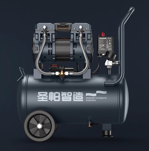 圣帕无油空压机220V55小型打气泵木工喷漆高压便携充气泵纯铜电机