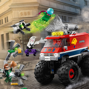 乐高76174蜘蛛侠大脚车对决神秘客章鱼博士格温男孩拼装积木玩具