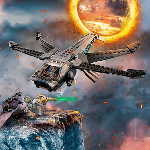 乐高76186黑豹的飞龙战机超级英雄瓦坎达复仇者联盟无限传奇积木