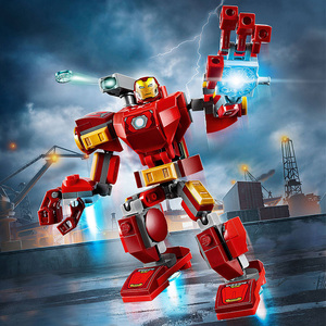 兼容乐高76140钢铁侠机甲超级英雄系列复仇者联盟积木男拼装玩具