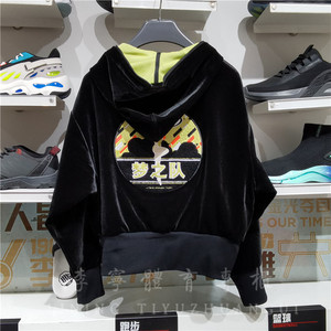 李宁外套女2020秋新款运动服梦之队宽松开衫连帽卫衣上衣awdq354