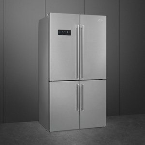 意大利smeg斯麦格fq60xdf/55fxdf/fndf智能双开门独立式冰箱海淘