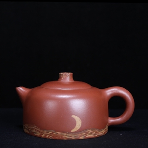 宜兴紫砂壶名家吕尧臣全手工壶家用泡茶壶茶具原矿绞泥红泥天际壶