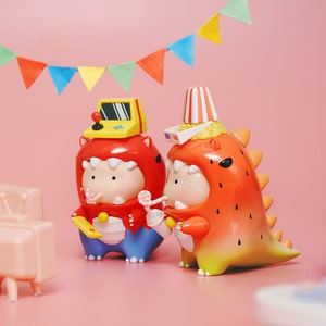 新品现货甜味抱抱龙第二季派对时光系列盲盒潮玩手办周边桌面摆件
