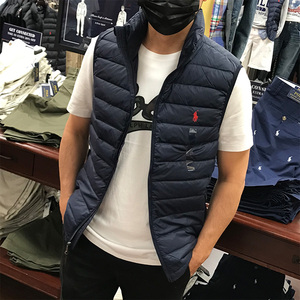 polo ralph lauren保罗男秋冬新款环保商务休闲保暖羽绒马甲背心