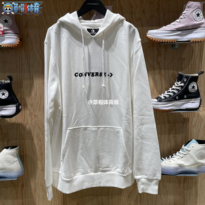 Converse/匡威 正品男女款星剑印花连帽套头卫衣10022244-A03/A01