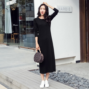 妈妈纯棉休闲长裙