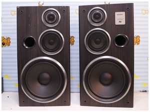 二手音箱 索尼 ss-d770av 大书架音箱 10寸布边低音 成色看图