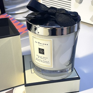 jomalone香薰蜡烛200g海盐与鼠尾草/英国梨/蓝风铃配盒子丝带袋子