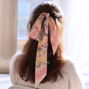 mixiuu发箍高马尾森系发饰发带绿色古风编发丝带复古法式秋冬日系