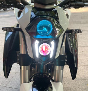 钱江2020新款黄龙bj600gs-3大灯改装led双光透镜天使眼恶魔眼总成