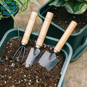 种花工具海绵柄园艺三件套家用大号挖土铲子田园养花盆栽松土耙子