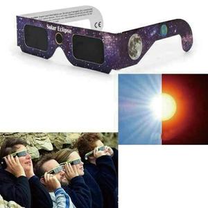 能看太阳日食眼镜日全食眼镜户外便携日环食护目镜