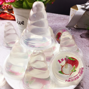 螺旋果冻供应酒店招待跳跳糖冰火两重天螺纹服务尖头整箱行业专用