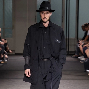 byyastory男西服西装走秀款定制宽松拉链拼接