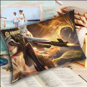 王者新皮肤朱雀志百里守约白虎志玄策长抱枕睡枕靠背等定制