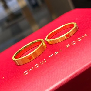 黄金结婚对戒周大福