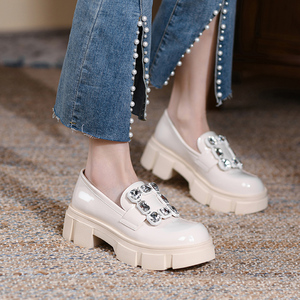 娃娃鞋女圆头增高