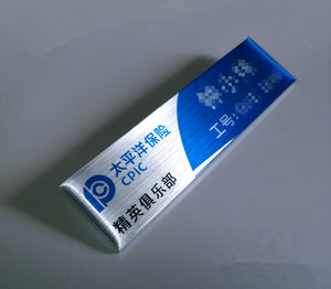 亚克力水晶滴塑滴胶太平洋保险工牌人寿胸牌胸卡工作证卡吊牌定制