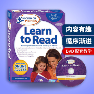 英文原版自然拼读绘本 Hooked on Phonics Learn to Read - Level 4 迷上了语音学习阅读阶段绘本第 4级 趣味故事图画书