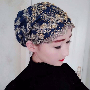 【初夏上新】穆斯时尚纱巾帽子新款回族头巾盖头纱巾头套包头巾