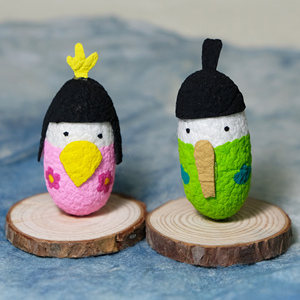 茧艺文创 江南茧画蚕茧工艺品丝绸之路礼品乌镇非遗摆件公仔娃娃