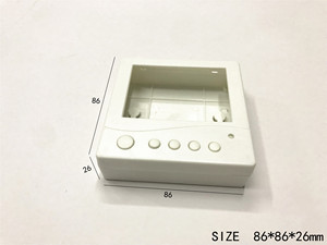 直销塑料外壳液晶显示壳体温控仪表电子设备86型空调控制86x86x26
