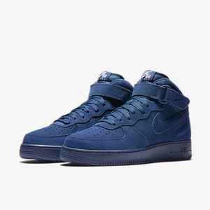 nike air force 1 af1 mid 空军一号 蓝色 中邦运动鞋