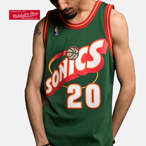 nba-mitchell&ness 复古球衣swingman球迷版加里·佩顿